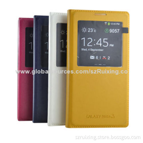 View Flip Case for Samsung Galaxy Note 3/N9000/N9005